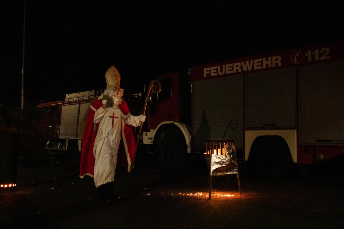 06.12.2019 Nikolaus besucht Feuerwehrhaus Glane